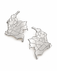 Aretes Silueta de Colombia
