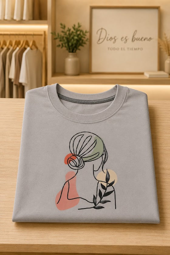 Camiseta Mujer Silueta