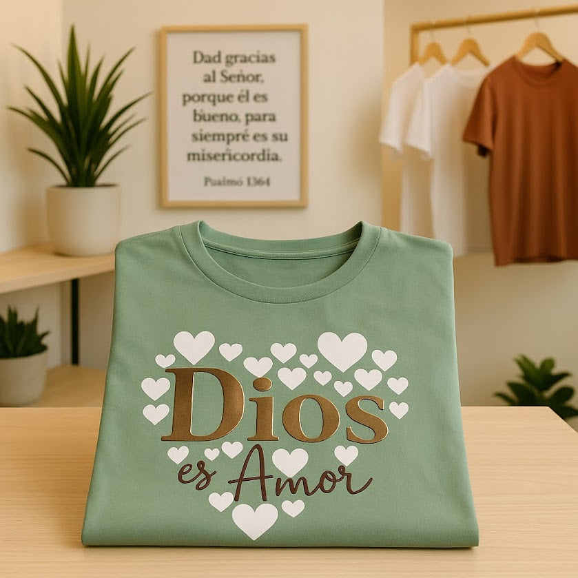 Camiseta Dios es amor
