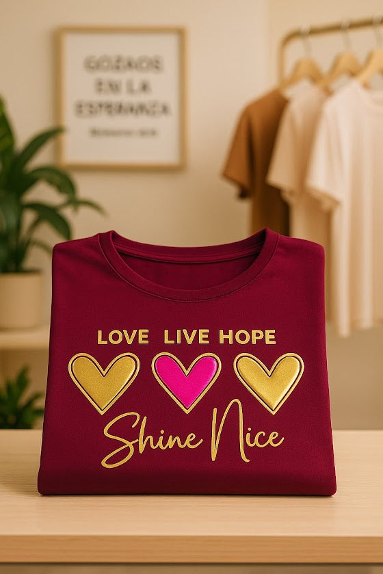 Love live hope shine nice