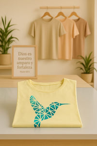 Camiseta Creación de Dios Colibrí Tornasol