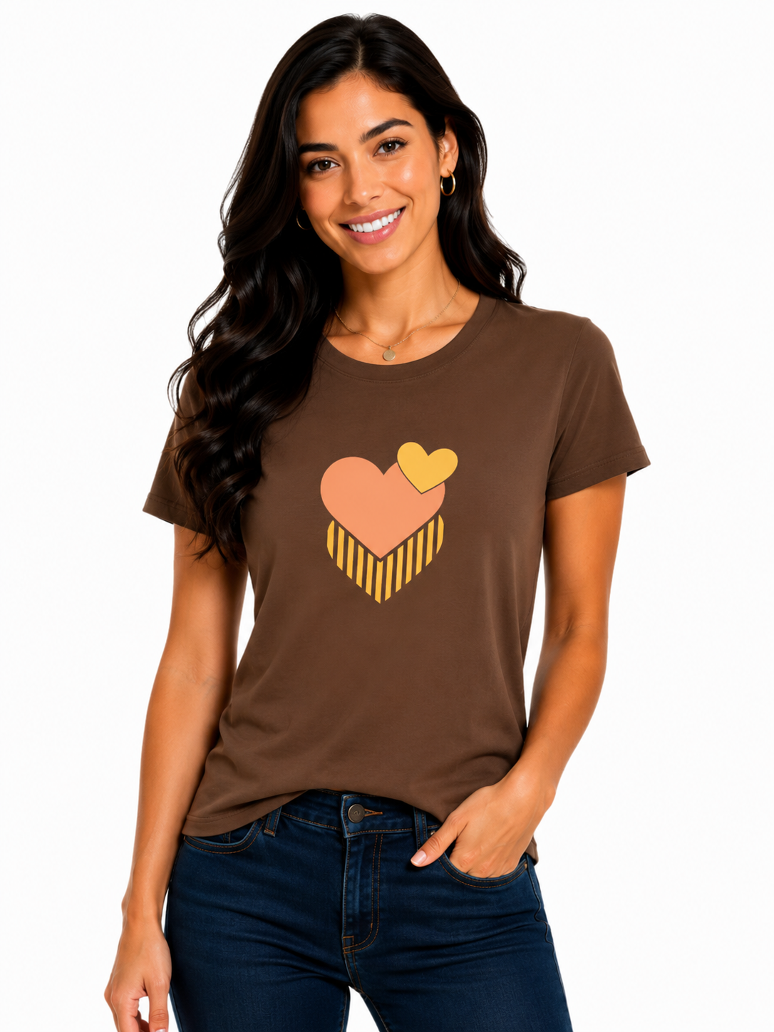 Camiseta Tres corazones