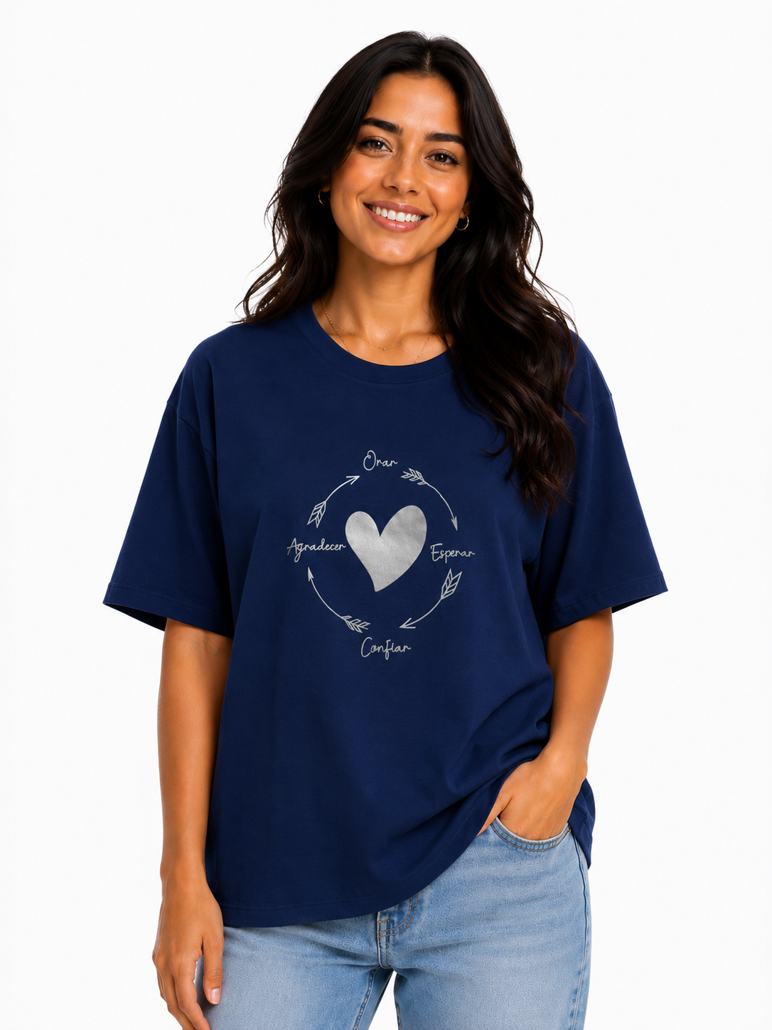 Camiseta Orar, esperar, confriar y agradecer