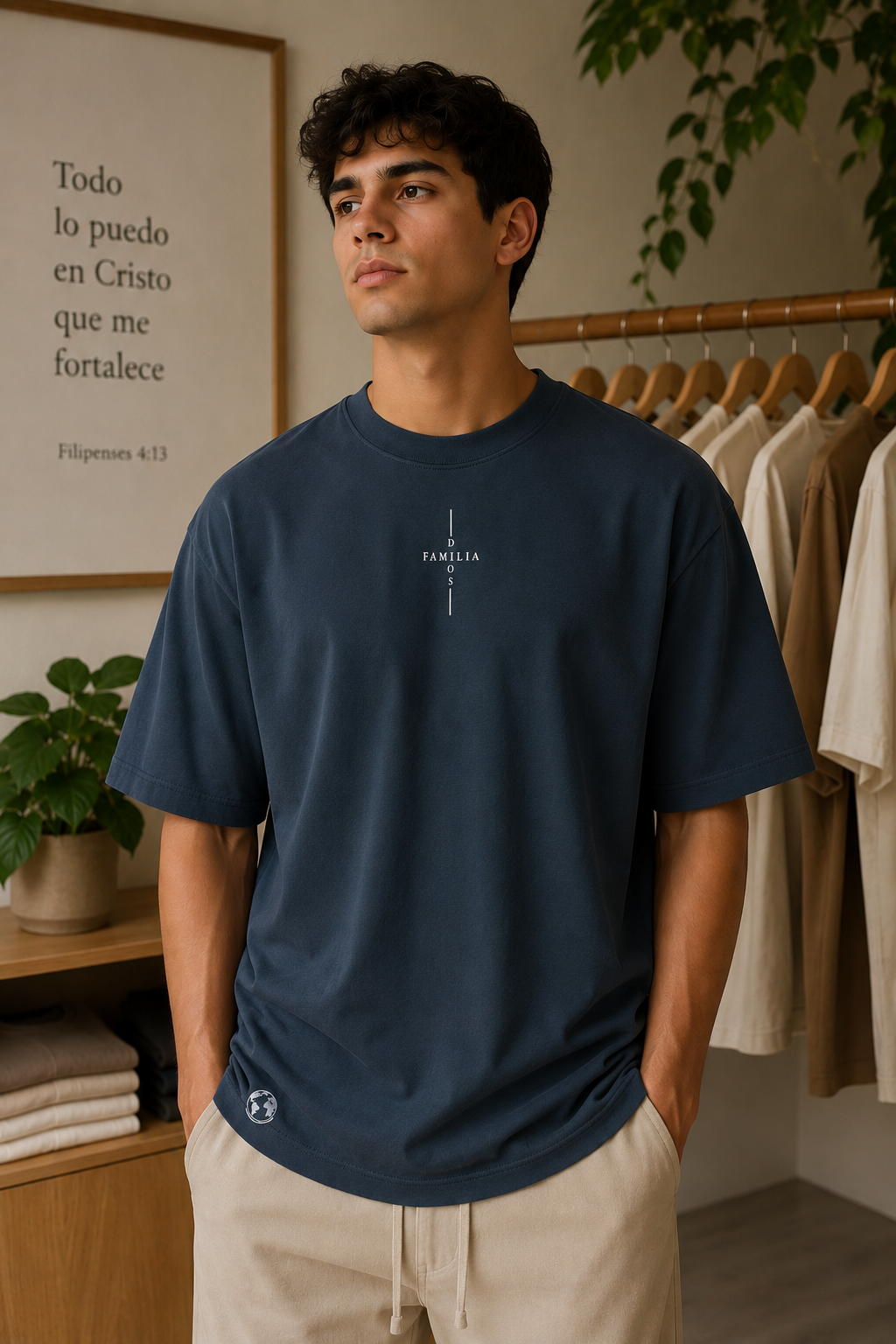 Camiseta Hombre Dios y Familia