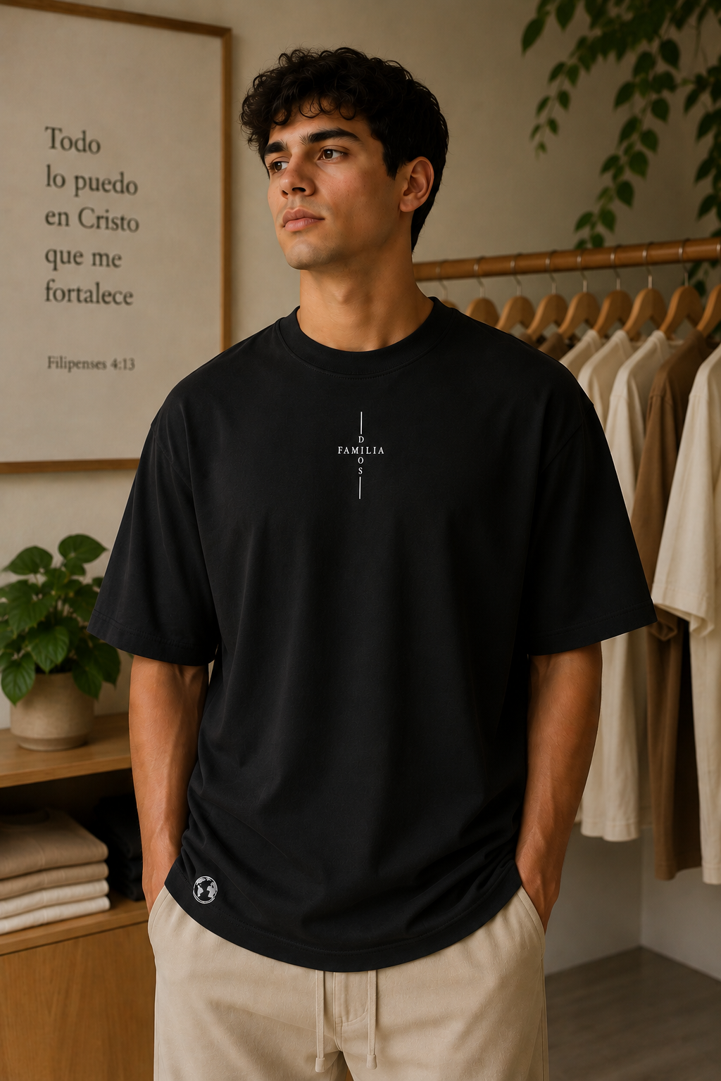 Camiseta Hombre Dios y Familia