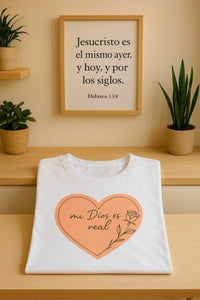 Camiseta mi Dios es real