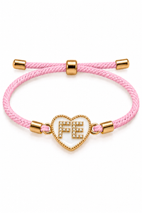 Pulsera FE en Corazón