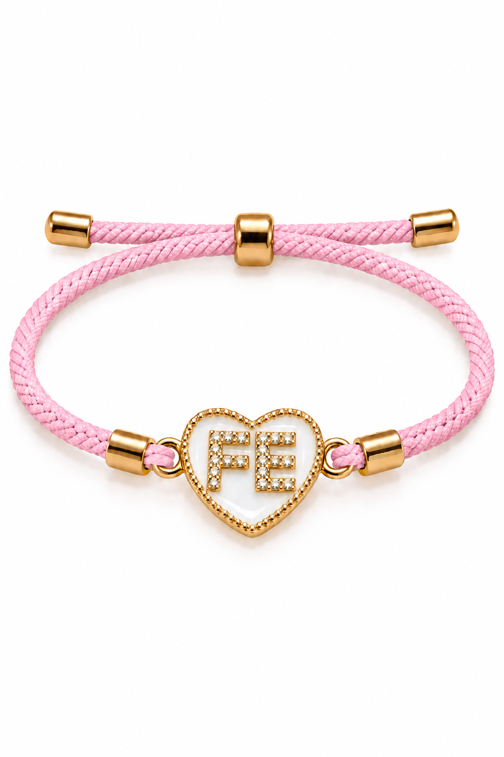 Pulsera FE en Corazón