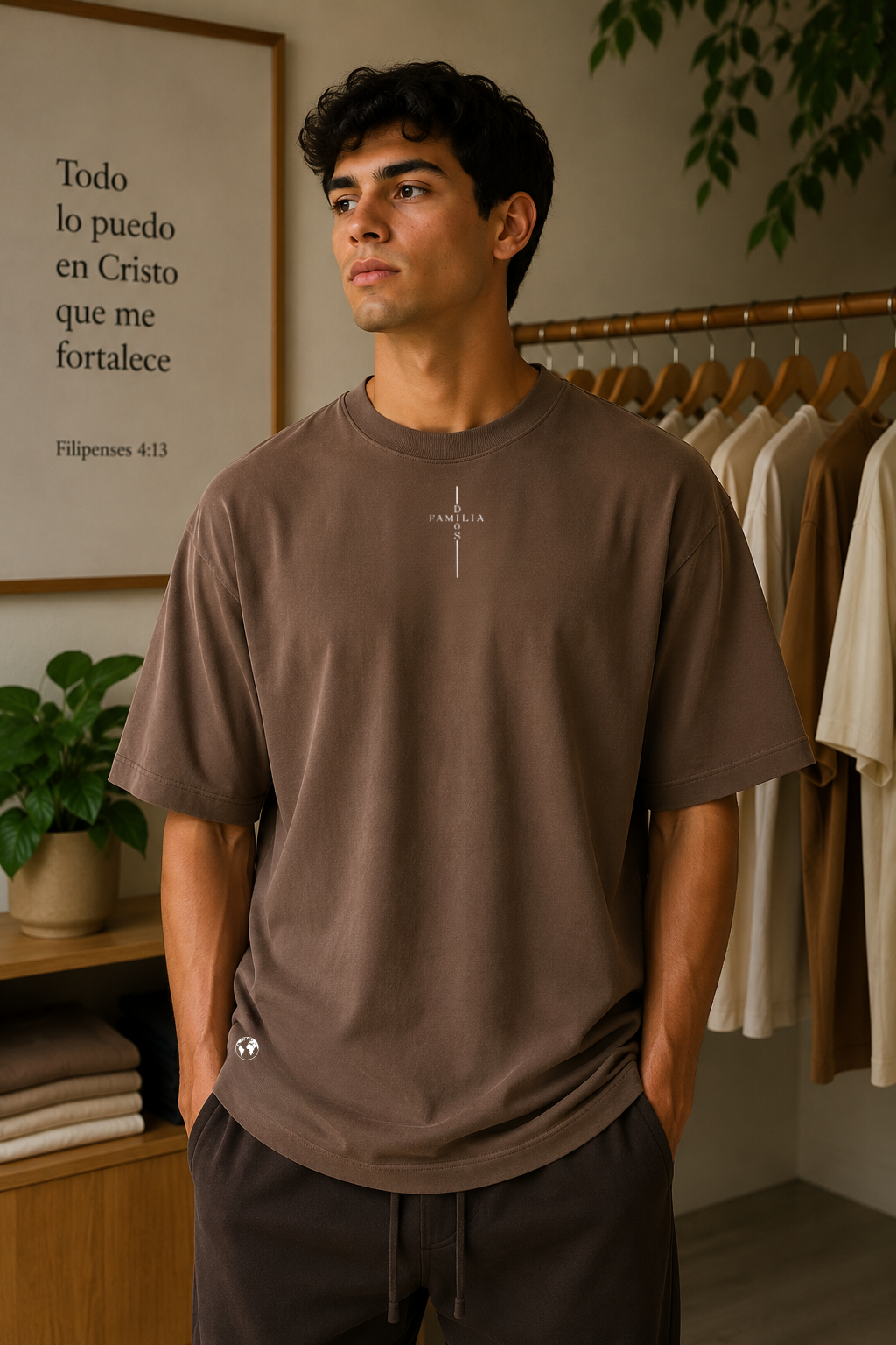Camiseta Hombre Dios y Familia