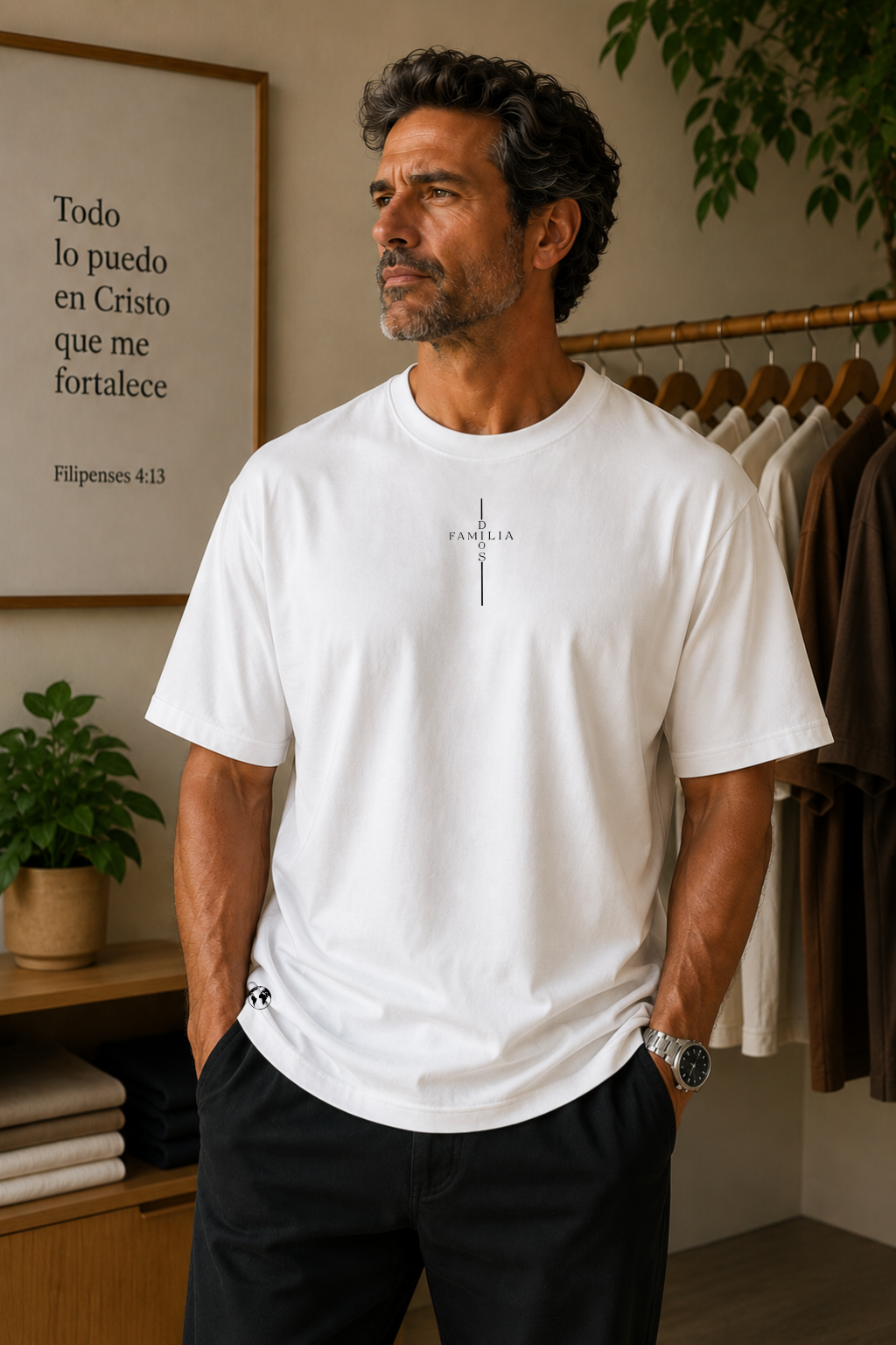 Camiseta Hombre Dios y Familia
