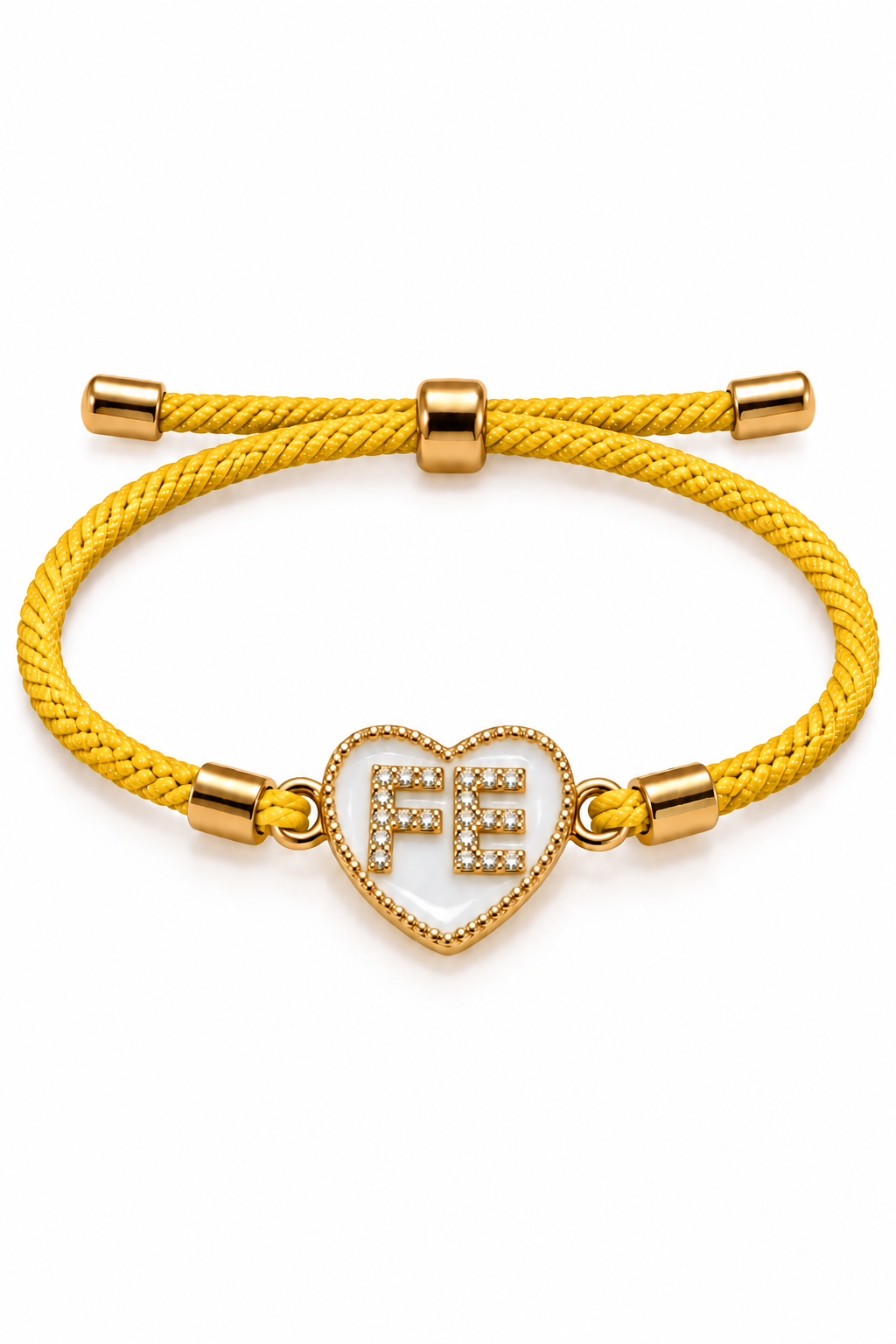 Pulsera FE en Corazón