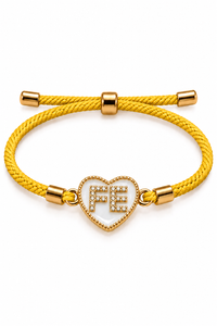 Pulsera FE en Corazón