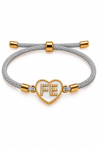 Pulsera FE en Corazón