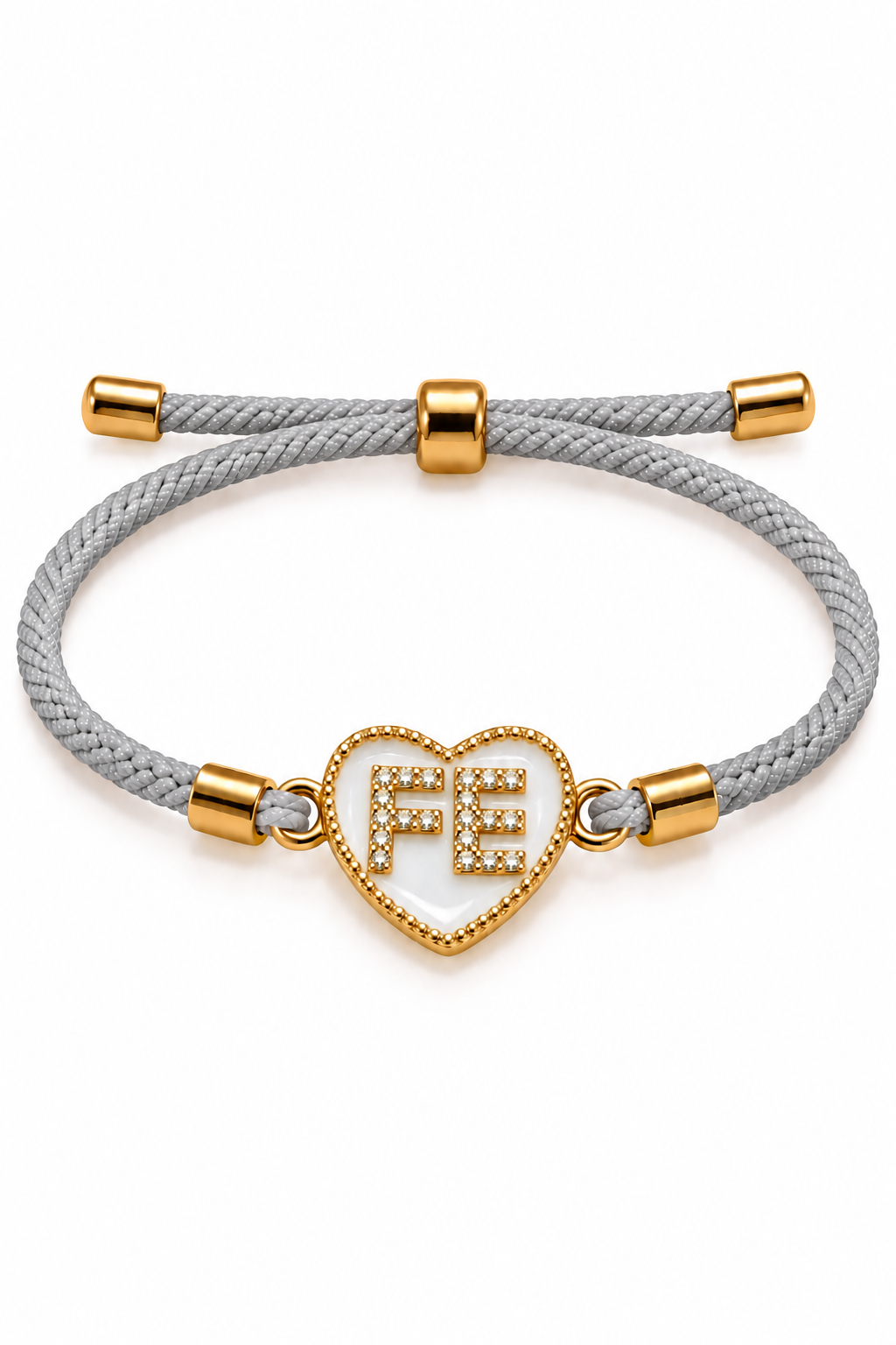 Pulsera FE en Corazón