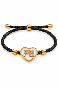 Pulsera FE en Corazón