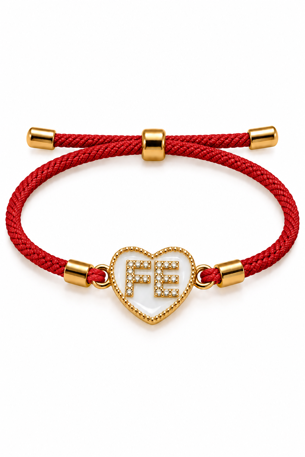 Pulsera FE en Corazón